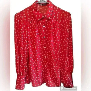 Florar red SHEIN Long sleeve size M shirt